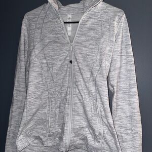 Lululemon Light Gray Zip-Up Jacket